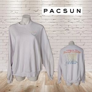 PacSun White Heart Graphic Women's Sweater
